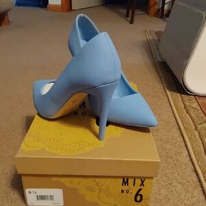 Mix No. 6 Women's Sky Blue Stiletto Heels